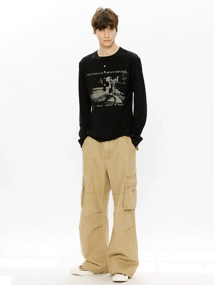 Fake‑Two‑Piece Collar Sun‑Protection Long‑Sleeve T‑Shirt - Image 5