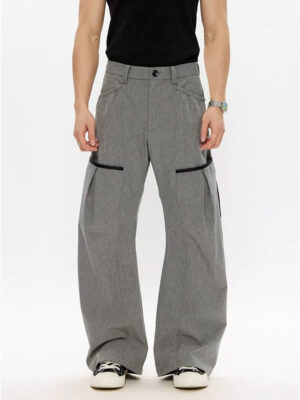 Water‑Repellent Loose Wide‑Leg Scimitar Pants